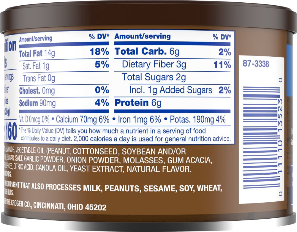 slide 3 of 3, Kroger Teriyaki Almonds, 6 oz