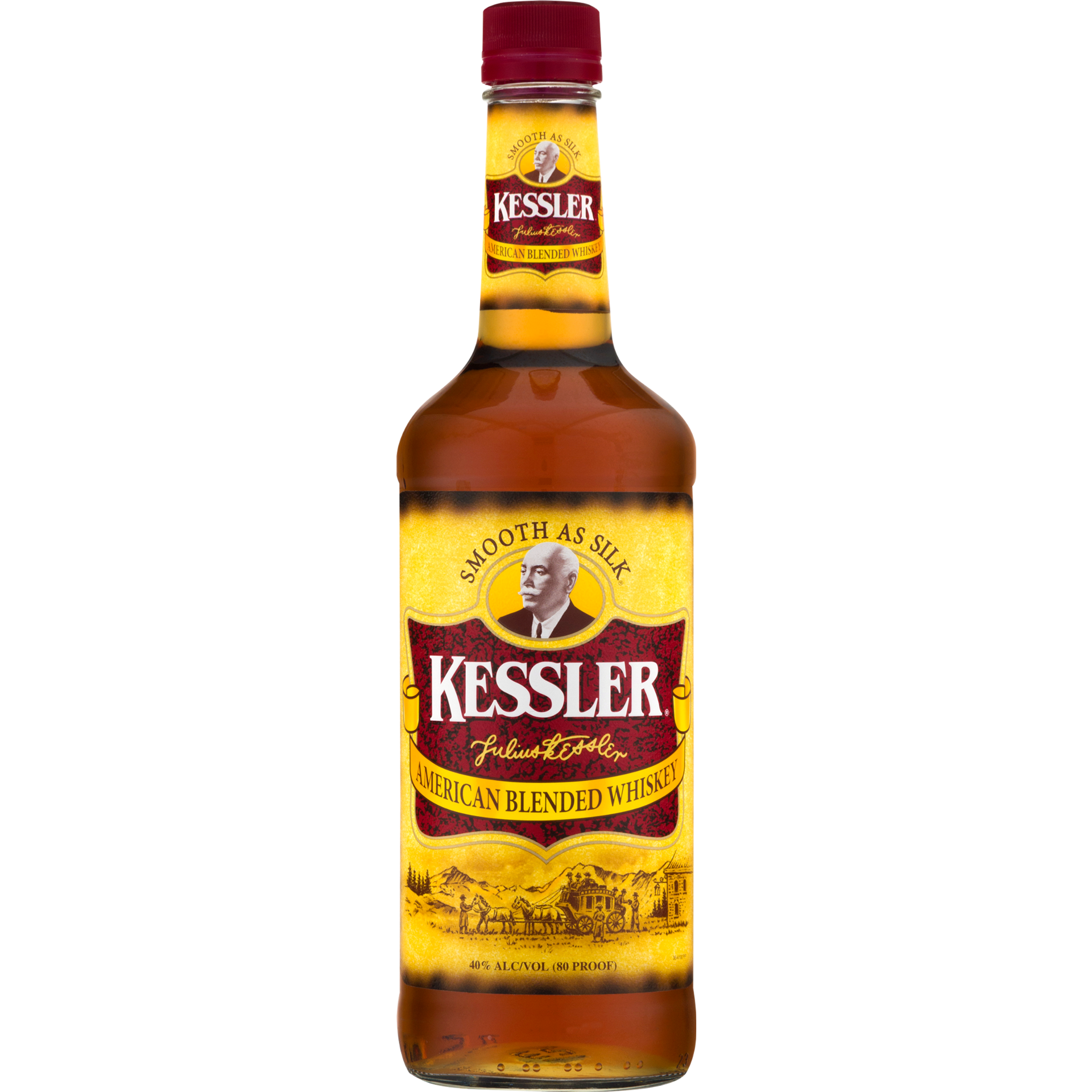 slide 3 of 4, Kessler American blended Whiskey, 750 ml