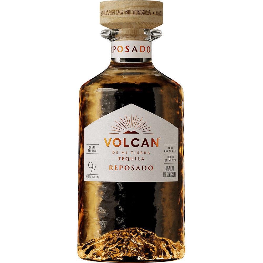 slide 1 of 1, Volcan De Mi Tierra Reposado Teq, 355 ml