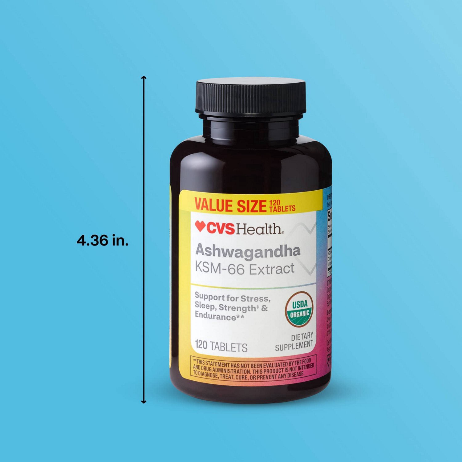 slide 3 of 11, Cvs Ashwagandha Tablets, 120 Ct, 120 ct