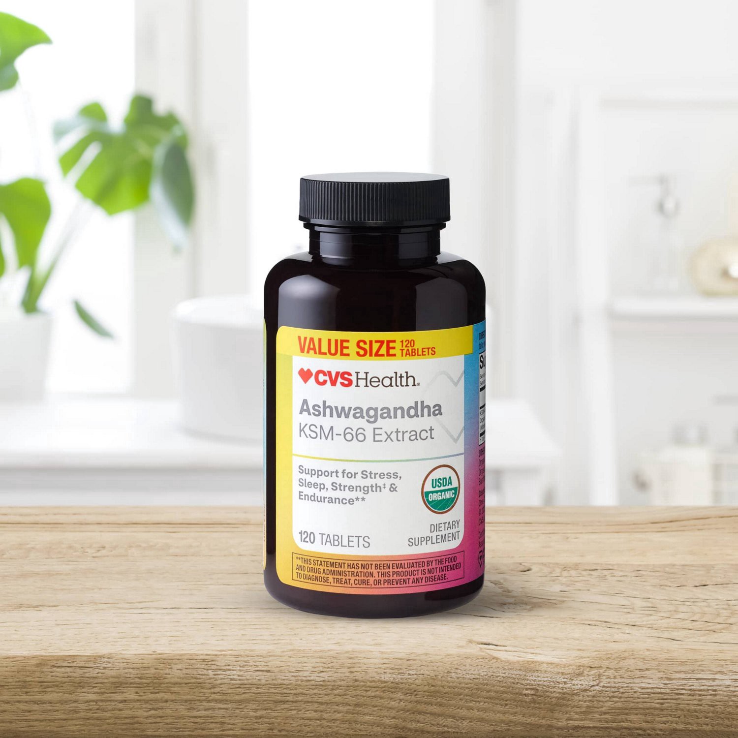 slide 10 of 11, Cvs Ashwagandha Tablets, 120 Ct, 120 ct