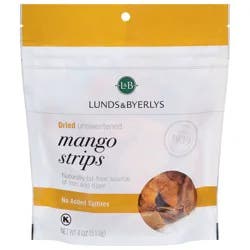 Lunds & Byerlys Dried Unsweetened Mango Strips 4 oz