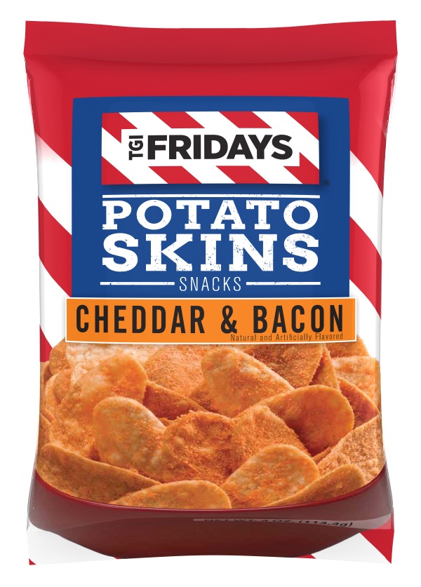 slide 1 of 1, T.G.I. Friday's Cheddar & Bacon Potato Skins, 4 oz
