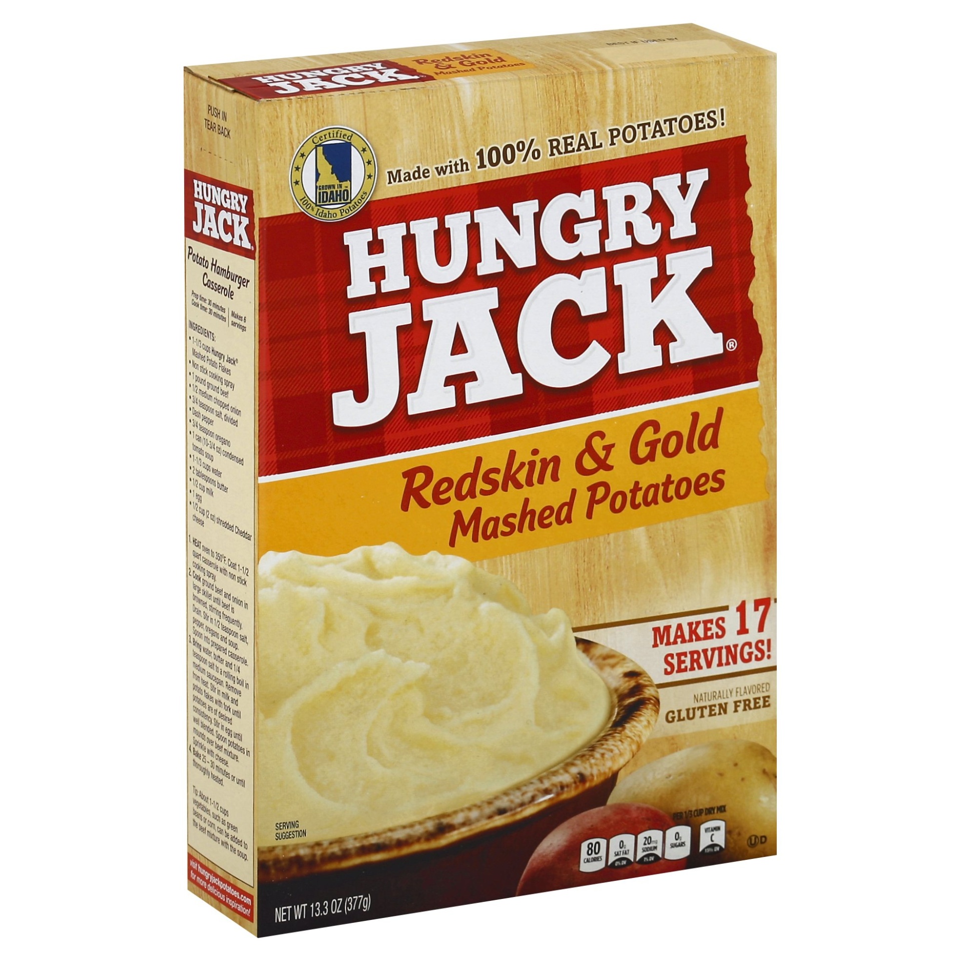 slide 1 of 1, Hungry Jack Redskin & Yukon Gold Mashed Potatoes, 13.3 oz