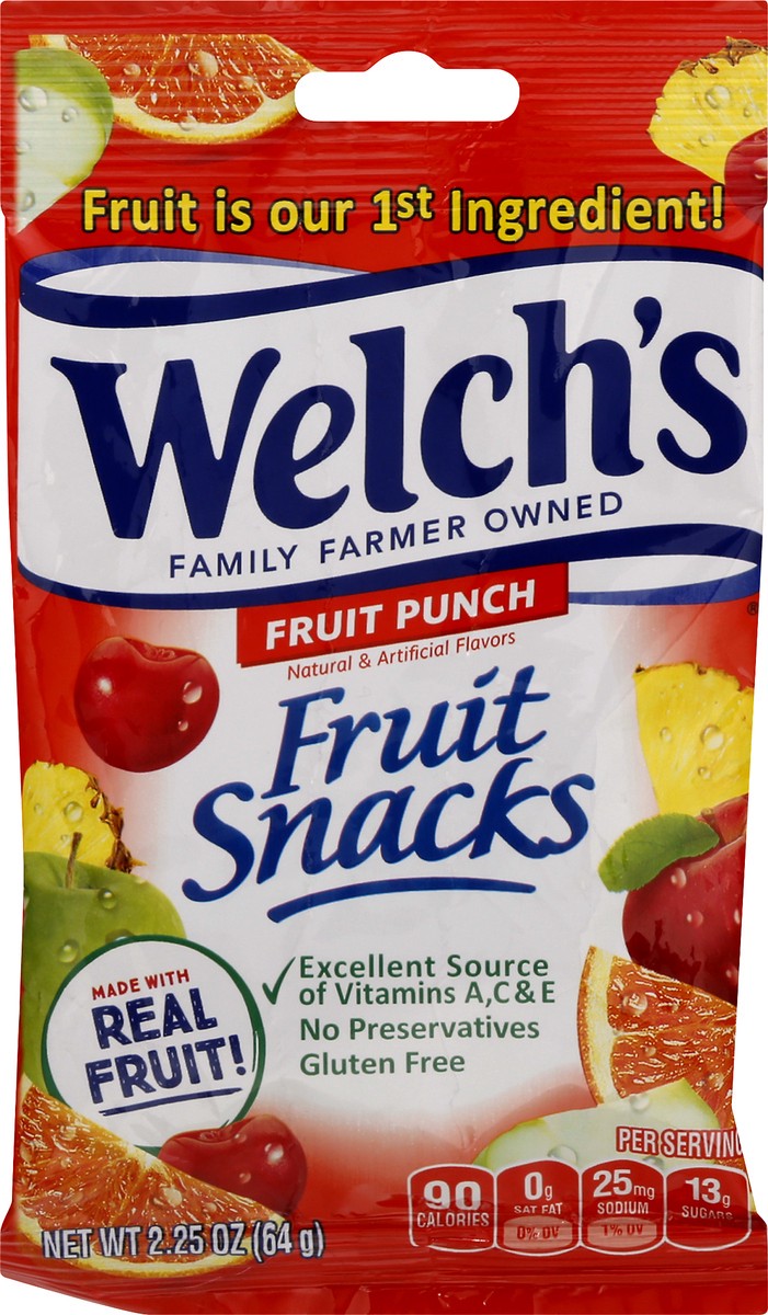 slide 9 of 10, Welch's Fruit Snacks, Fruit Punch, 2.25 oz