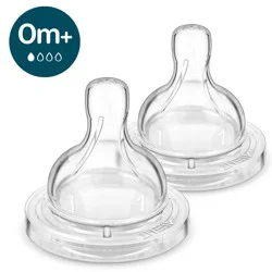 Philips Avent Anti-colic Baby Bottle Flow 1 Nipple, 2 pack
