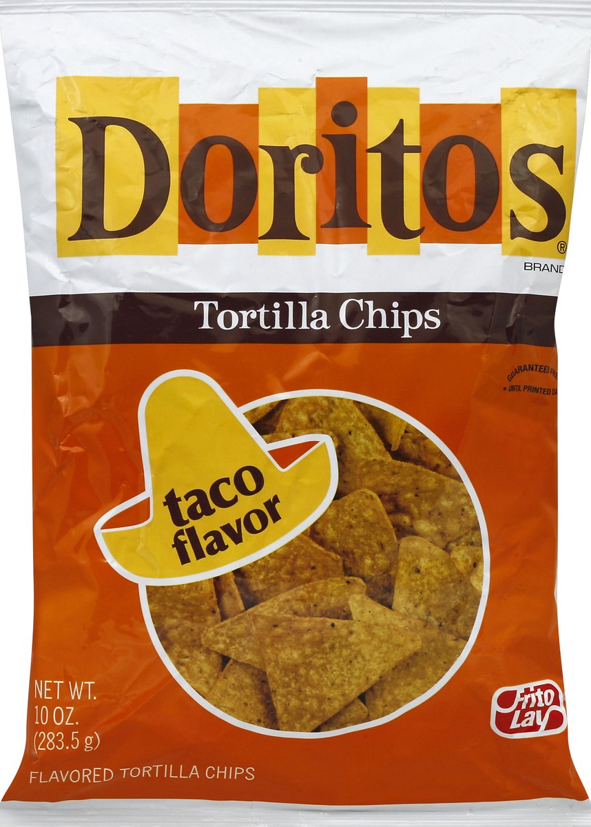 slide 3 of 5, Doritos Tortilla Chips 10 oz, 10 oz