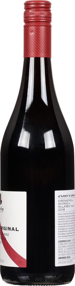 slide 7 of 9, d'Arenberg D'arry's Original Mclaren Vale Grenache Shiraz 750 ml, 750 ml