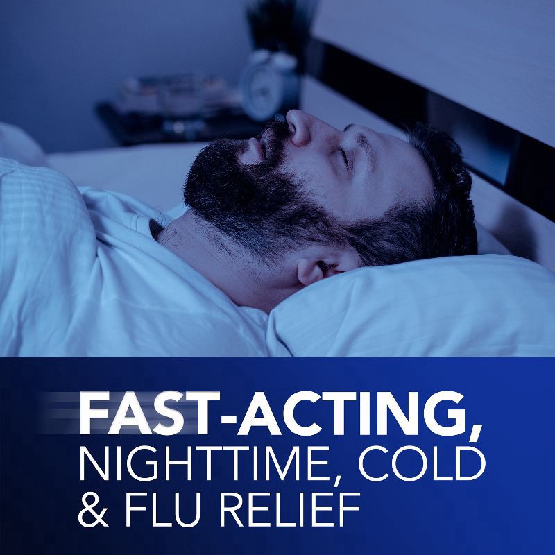 slide 11 of 13, Vicks DayQuil & NyQuil Ultra Concentrated Cold & Flu Medicine Liquicaps - 96ct, 96 ct