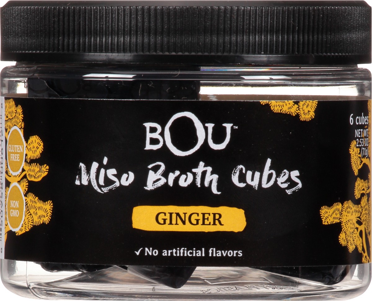 slide 1 of 9, BOU Ginger Miso Broth Cubes 6 ea, 6 ct