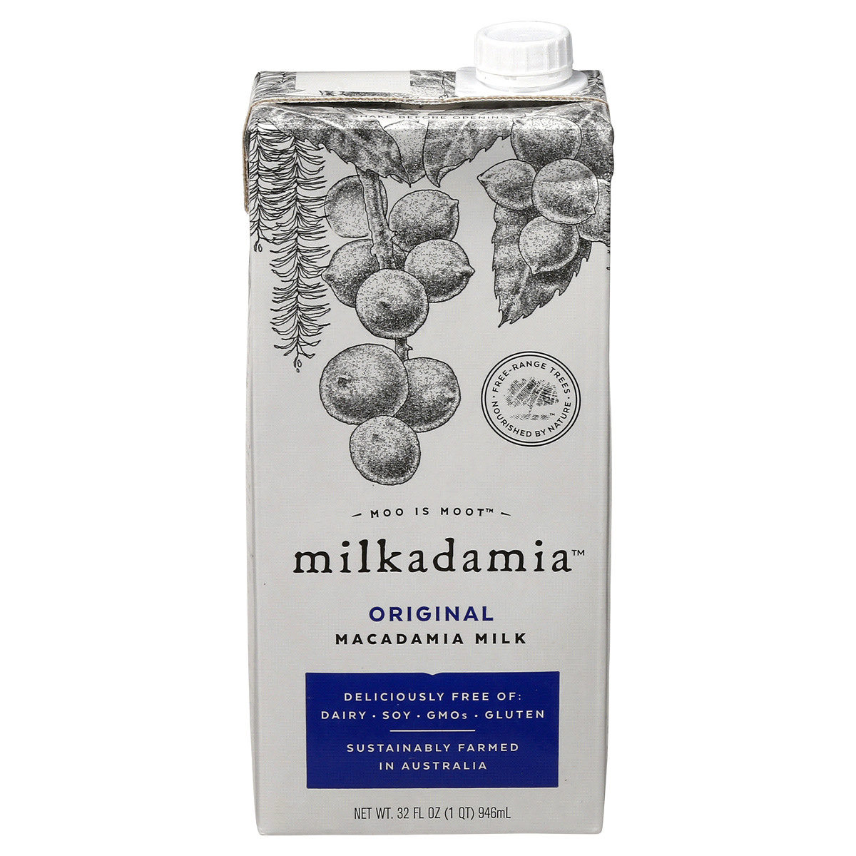 slide 1 of 9, Milkadamia Creamy Original Macadamia Milk 32 fl oz, 32 oz