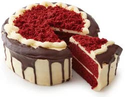 Bakery Fresh Goodness Double Layer Red Velvet Cake With Cream Cheese Icing