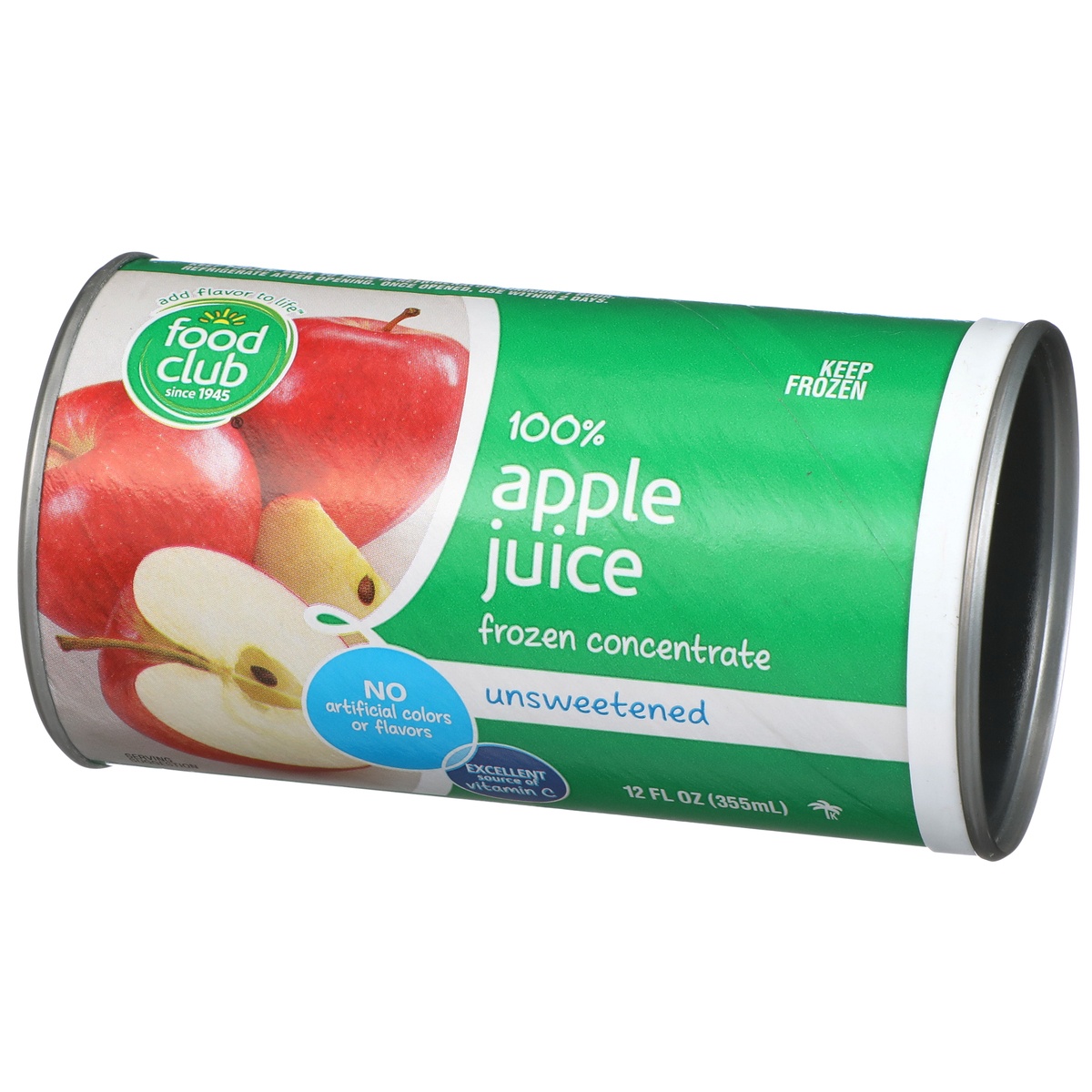 slide 3 of 9, Food Club 100% Unsweetened Apple Juice Frozen Concentrate, 12 fl oz