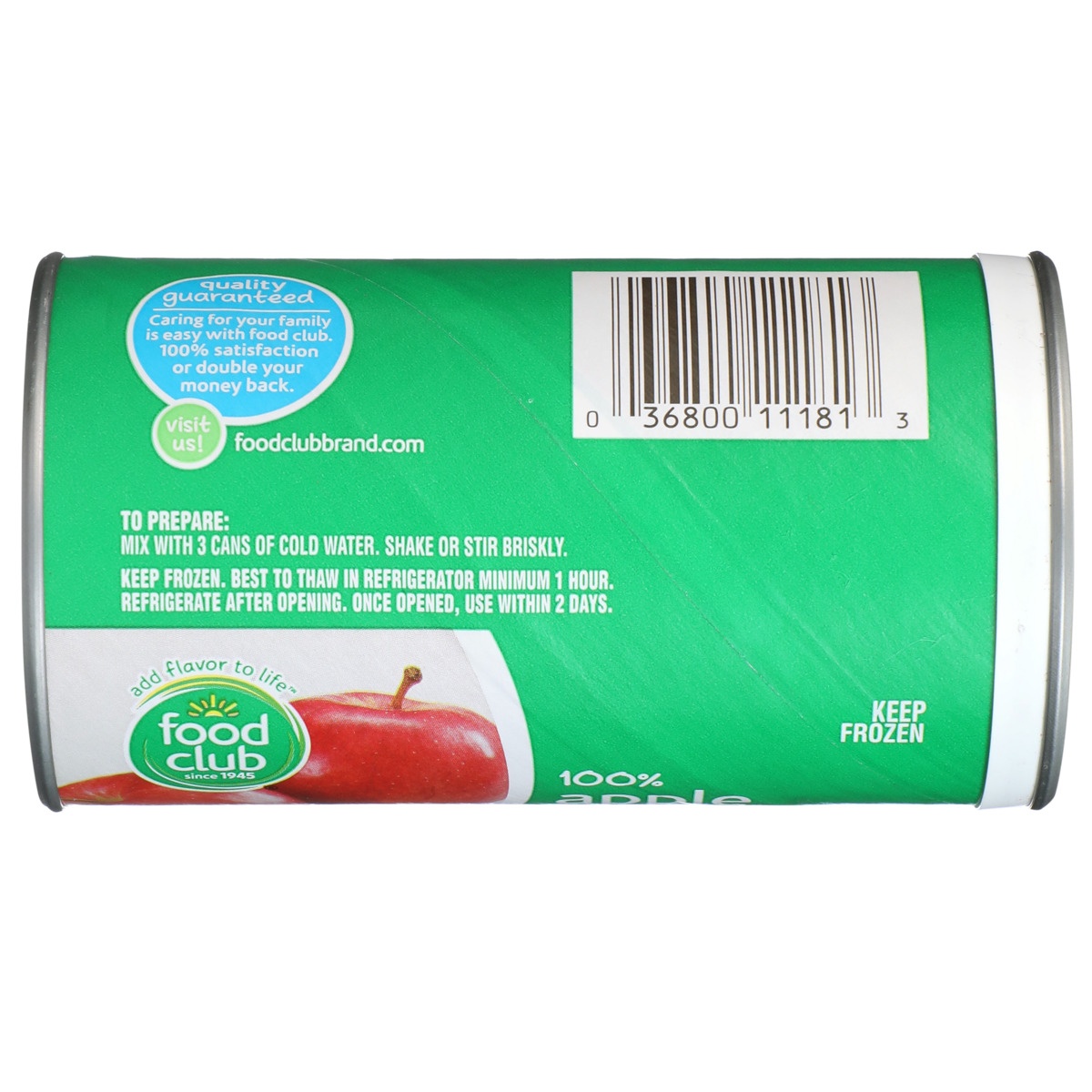 slide 5 of 9, Food Club 100% Unsweetened Apple Juice Frozen Concentrate, 12 fl oz