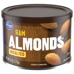 Kroger Unsalted Raw Almonds