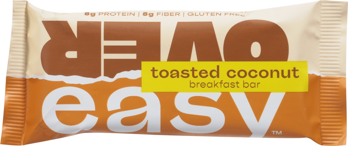 slide 9 of 9, Over Easy Toasted Coconut Breakfast Bar, 1.8 oz