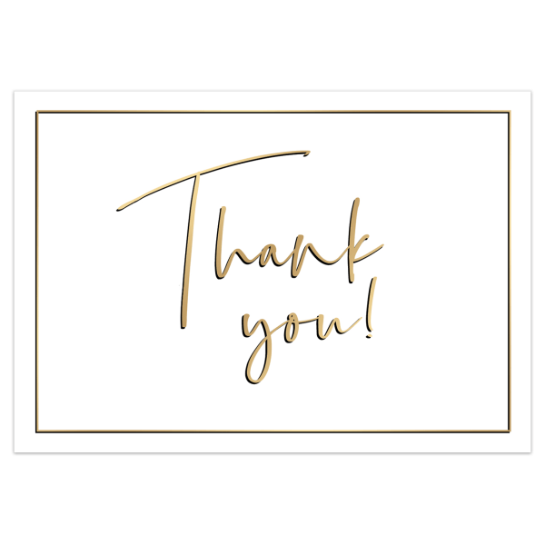 slide 2 of 2, Lady Jayne&Nbsp;Duo Thank You Card Set, 3-1/2"" X 5"", Sketched Thank You, Box Of 16 Cards, 16 ct