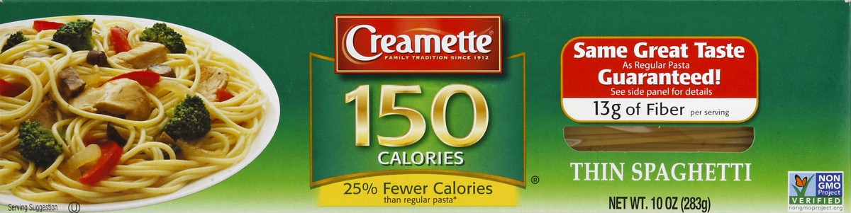 slide 1 of 6, Creamette Thin Spaghetti 10 oz, 10 oz