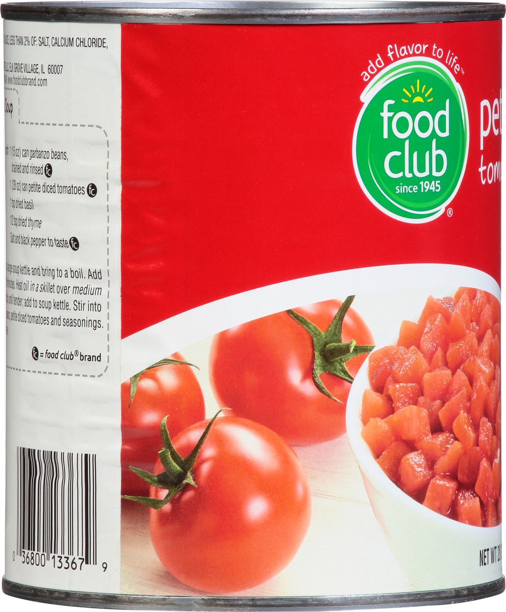 slide 6 of 11, Food Club Petite Diced Tomatoes - 28 oz, 28 oz