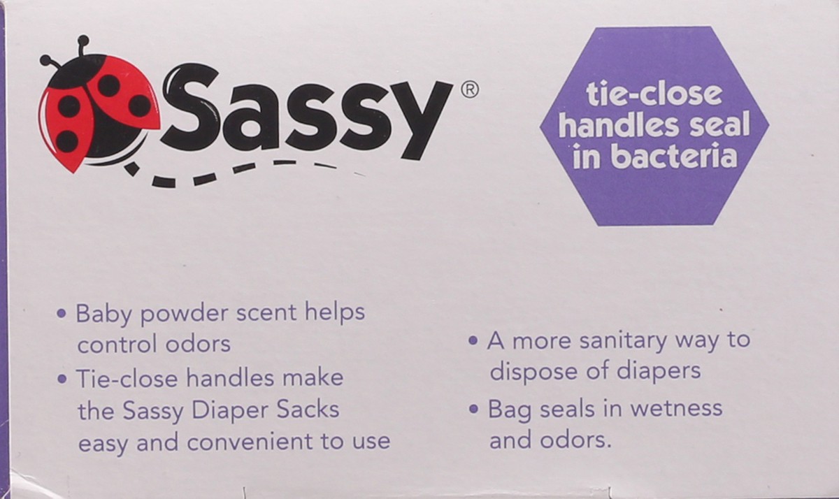 slide 3 of 13, Sassy Dispenser Pack Baby Powder Diaper Sacks 200 200 ea, 200 ct