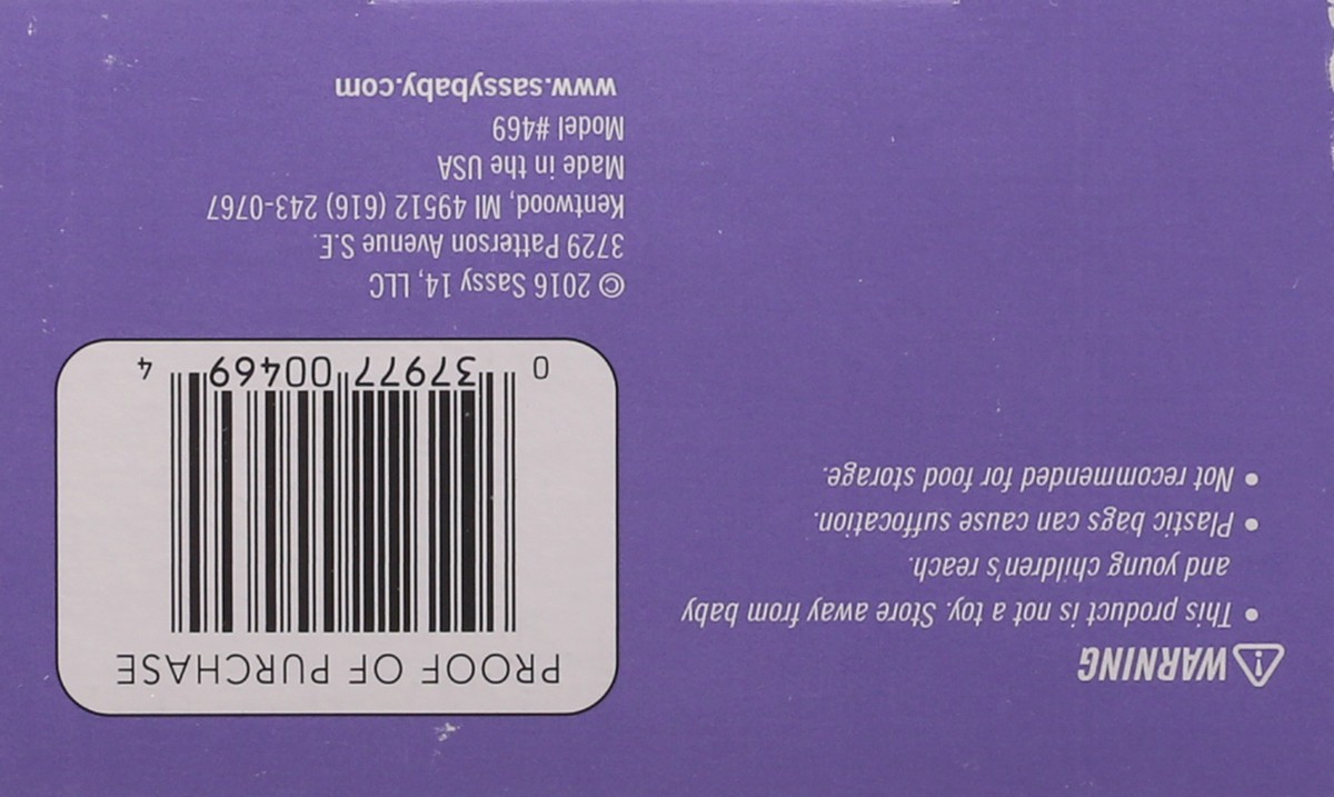 slide 10 of 13, Sassy Dispenser Pack Baby Powder Diaper Sacks 200 200 ea, 200 ct