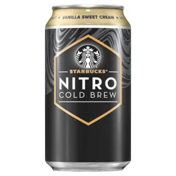 Starbucks Nitro Cold Brew Premium Coffee Drink Vanilla Sweet Cream Flavored - 9.6 fl oz