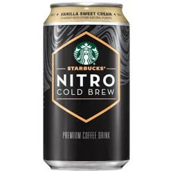 Starbucks Nitro Cold Brew Premium Coffee Drink, Vanilla Sweet Cream Flavored