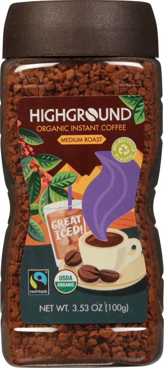 slide 8 of 10, Highground Instant Organic Coffee 3.53 oz, 3.53 oz