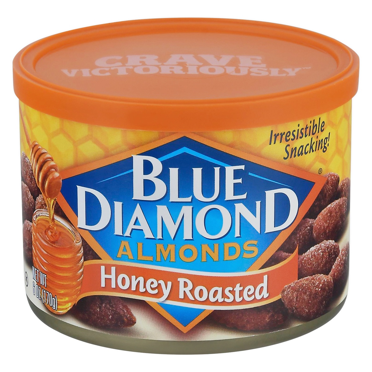 slide 1 of 1, Blue Diamond Honey Roasted Almonds, 6 oz