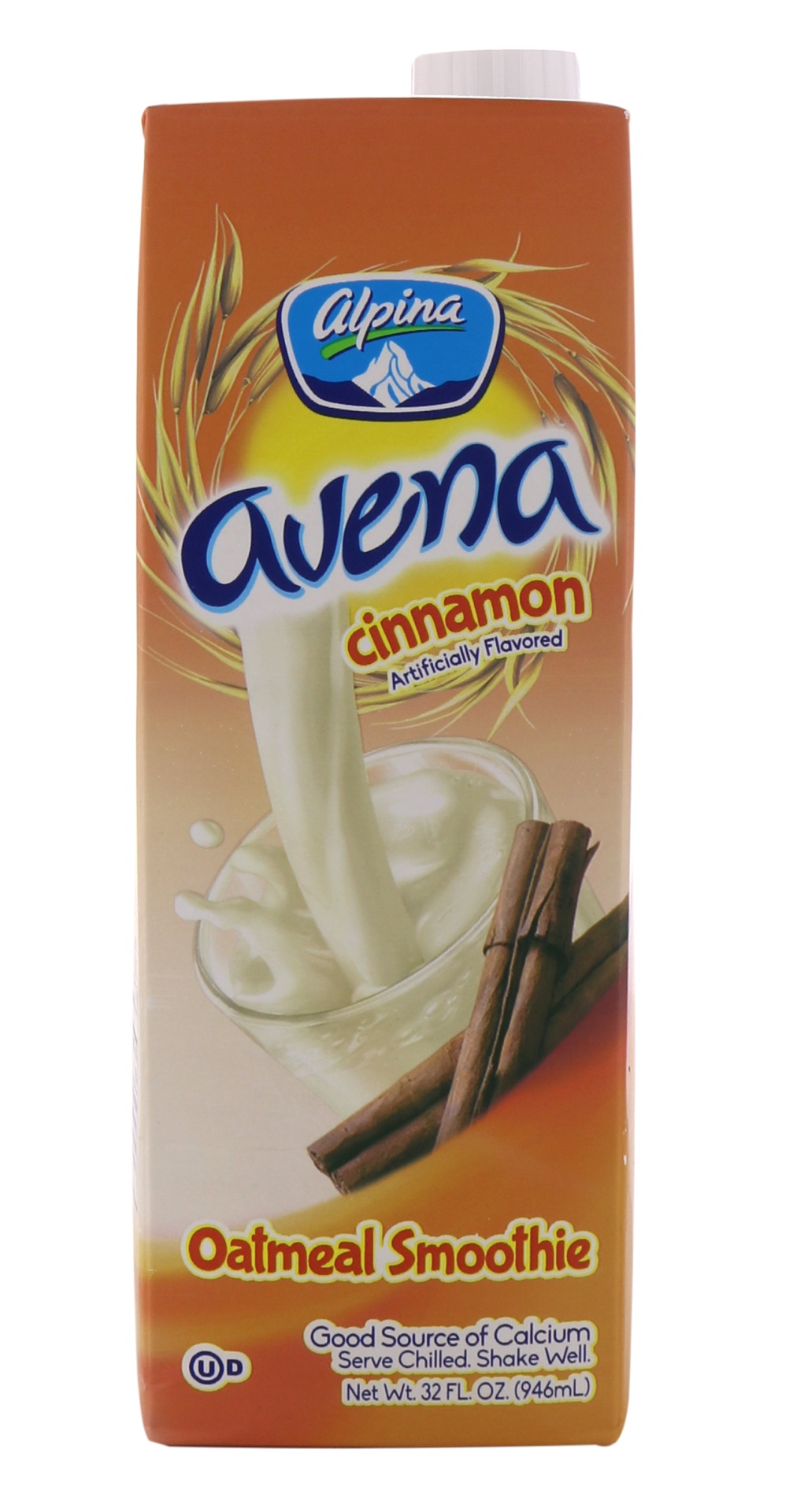 slide 1 of 1, Alpina Avena Cinnamon Oatbased Smoothie, 32 oz