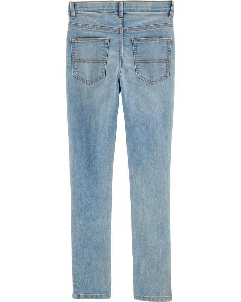 slide 3 of 5, Oshkosh Kid Faded Light Wash Skinny-Leg Jeans Sun Faded Light wash 7R, 1 ct