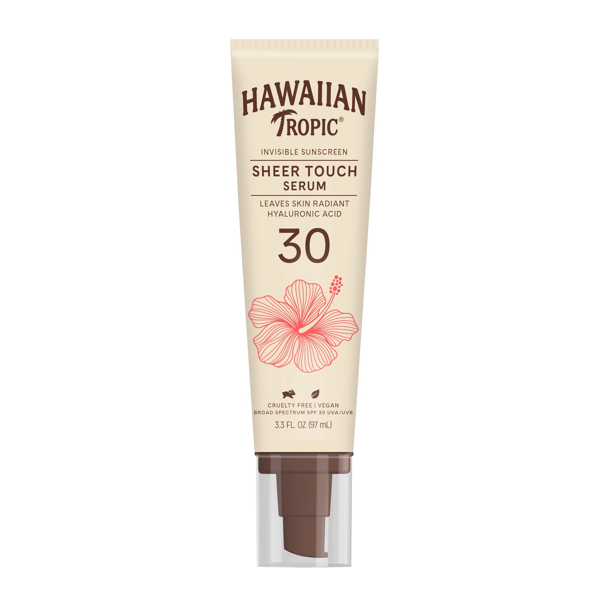 slide 1 of 10, Hawaiian Tropic Broad Spectrum SPF 30 Invisible Sunscreen Serum 3.3 fl oz, 3.3 fl oz