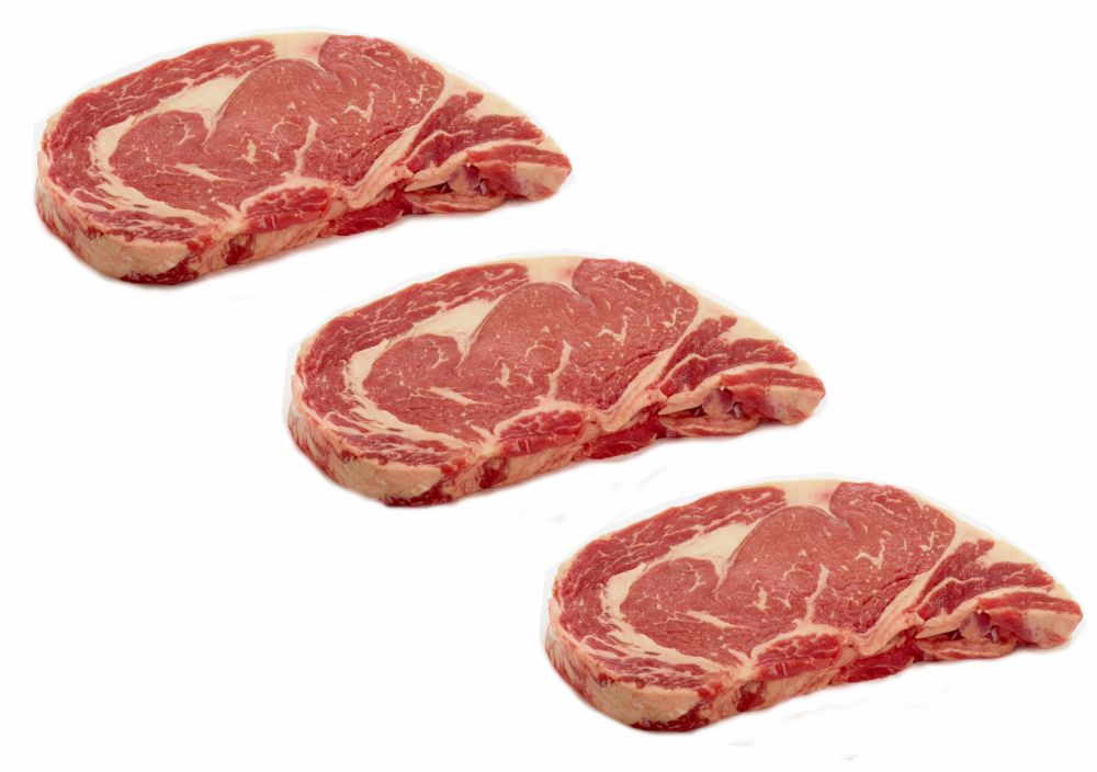 slide 1 of 1, Beef Select Boneless Ribeye Steak Value Pack About 3 Per Pack, per lb