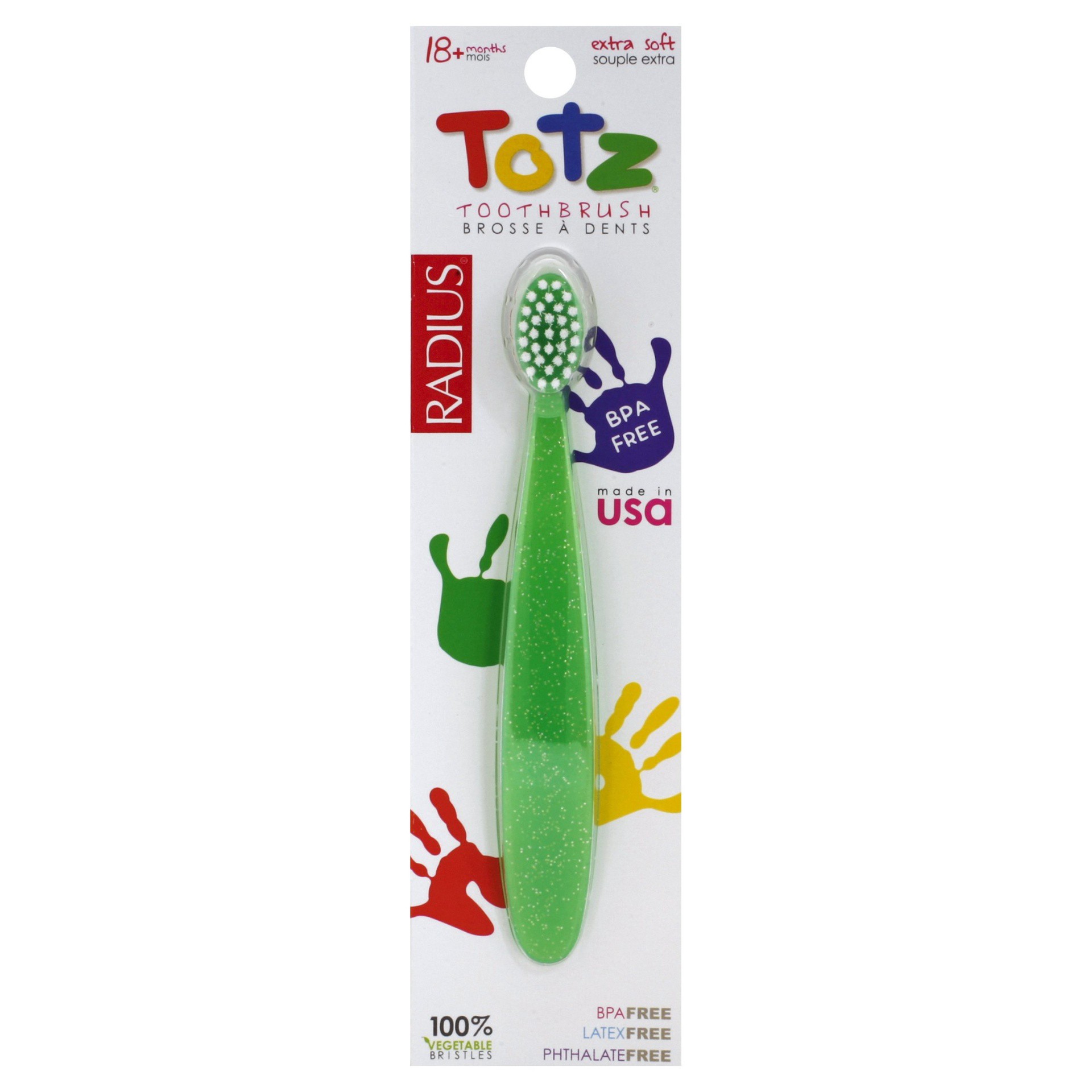 slide 1 of 10, Radius Totz Extra Soft Toothbrush, 1 ct
