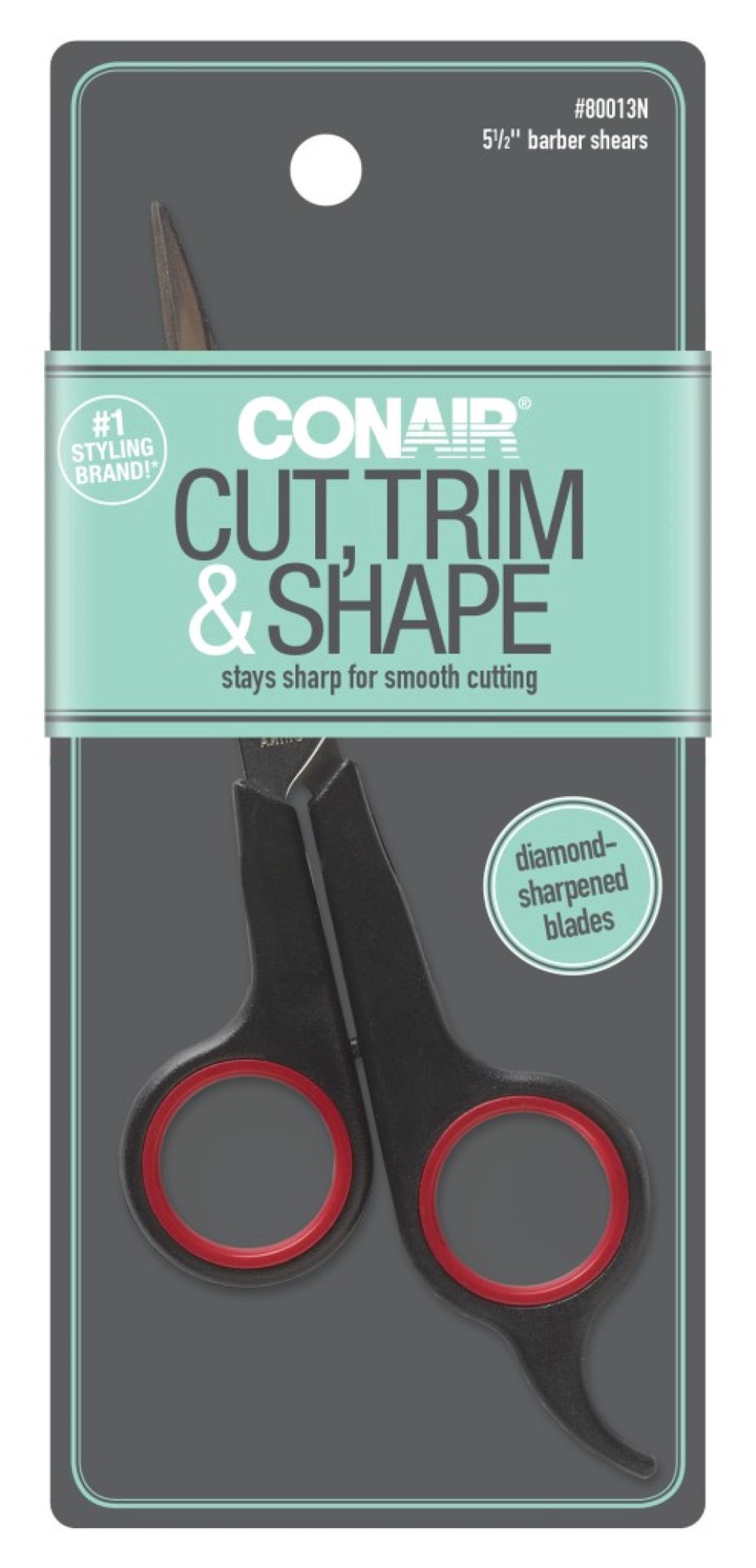 slide 1 of 6, Conair Styling Essentials Barber Shears, 5-1/2 inch, 1 pair