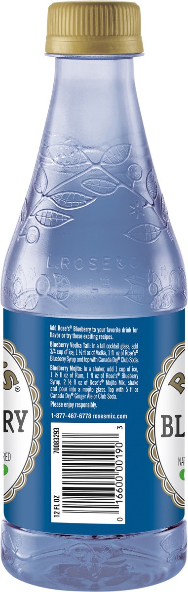 slide 6 of 7, Rose's Roses Blubry Syrup - 12 oz, 12 oz