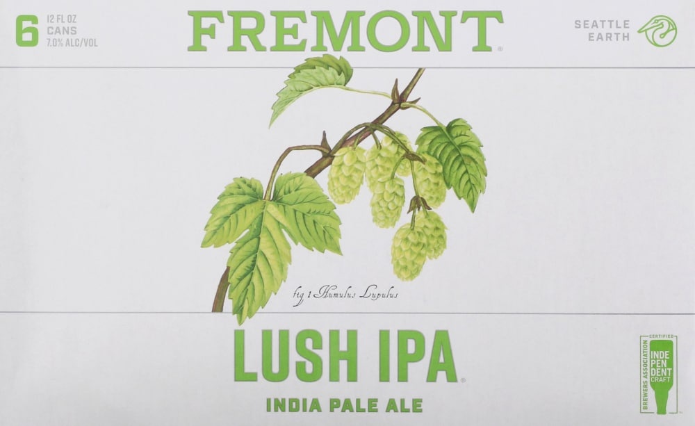 slide 1 of 1, Fremont Brewing Lush IPA, 6 ct; 12 fl oz