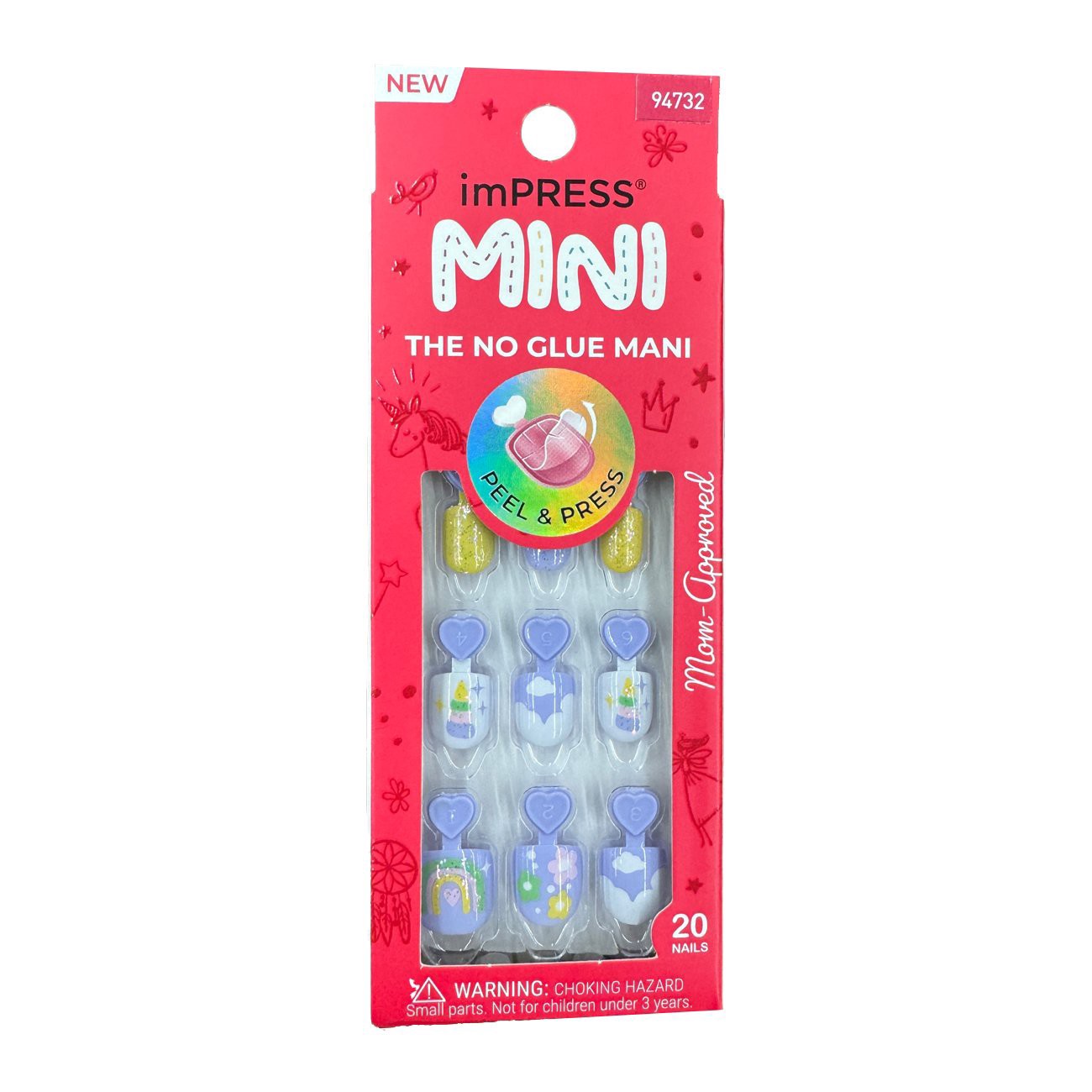 slide 1 of 1, KISS Impress Mini Kids Press On Nails - Fairest of All, 1 ct