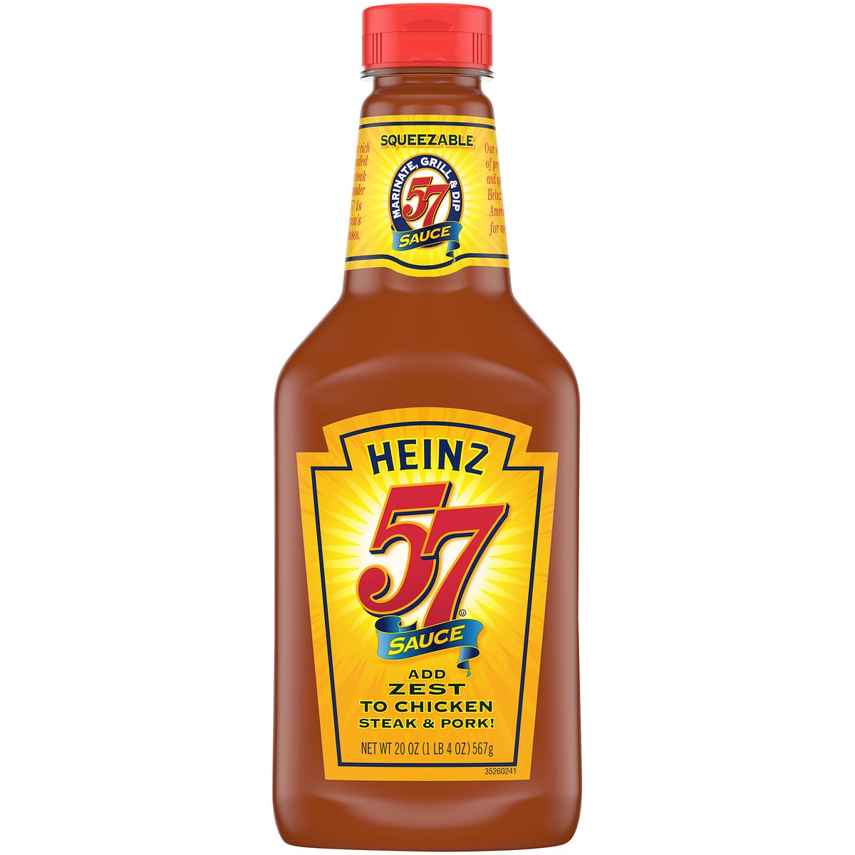 slide 5 of 14, Heinz 57 Sauce, 20 oz Bottle, 20 oz