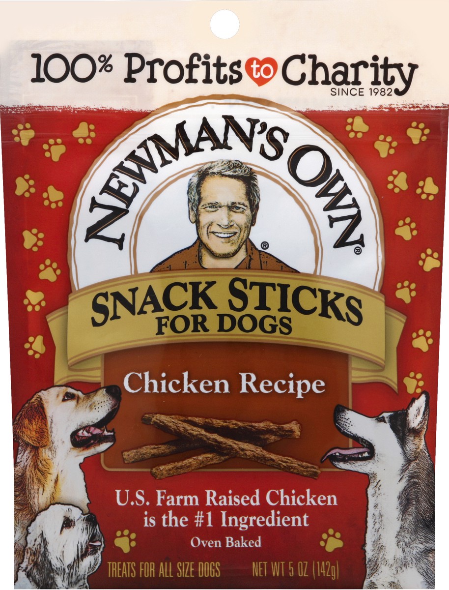 slide 5 of 6, Newman's Own - Chicken & Rice Snack Sticks - Dog Treats, 