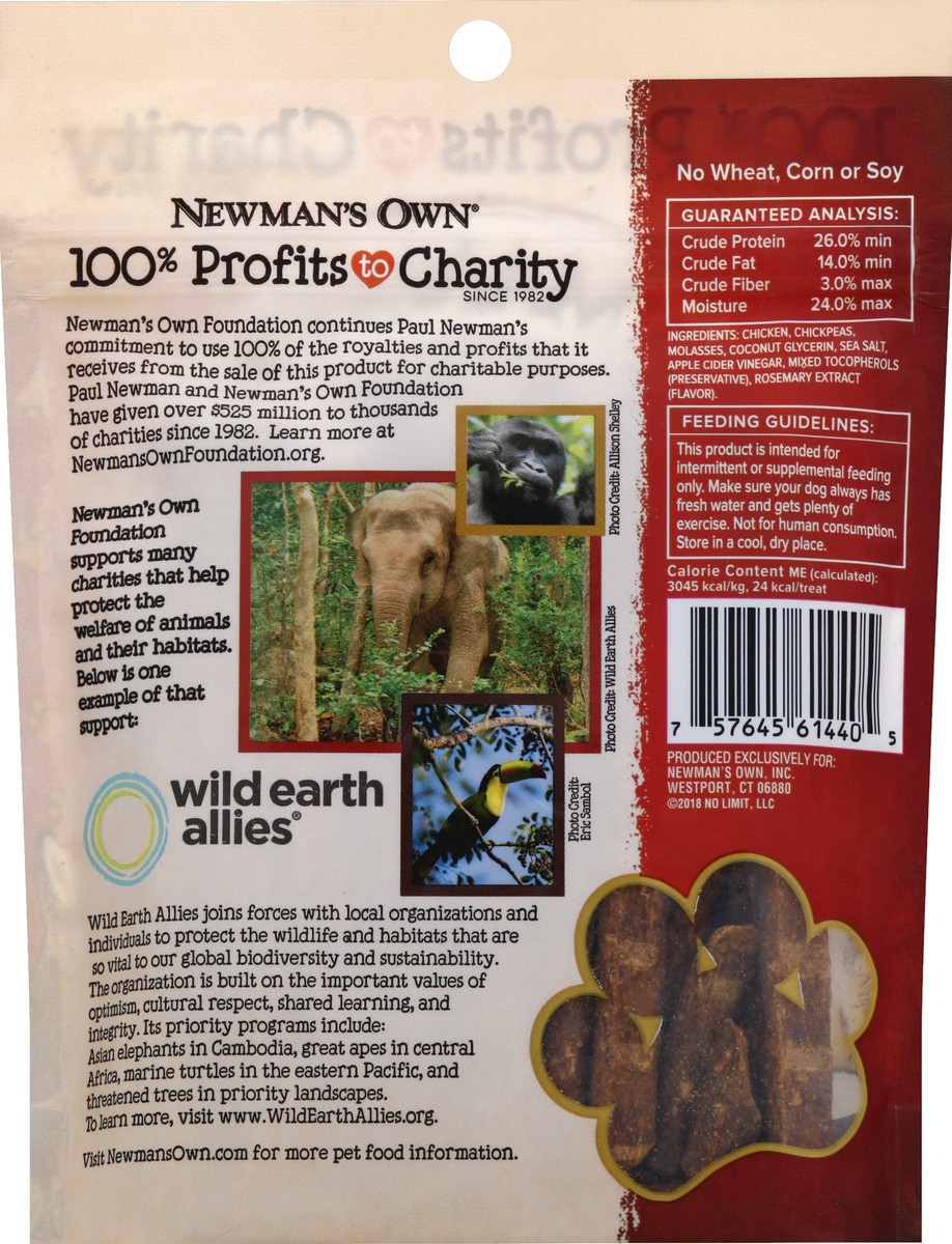 slide 6 of 6, Newman's Own - Chicken & Rice Snack Sticks - Dog Treats, 