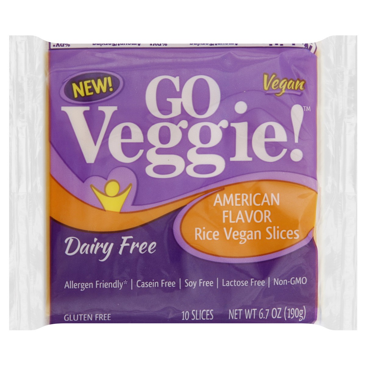slide 4 of 5, GO VEGGIE Rice Vegan Slices - 10 ct, 10 ct