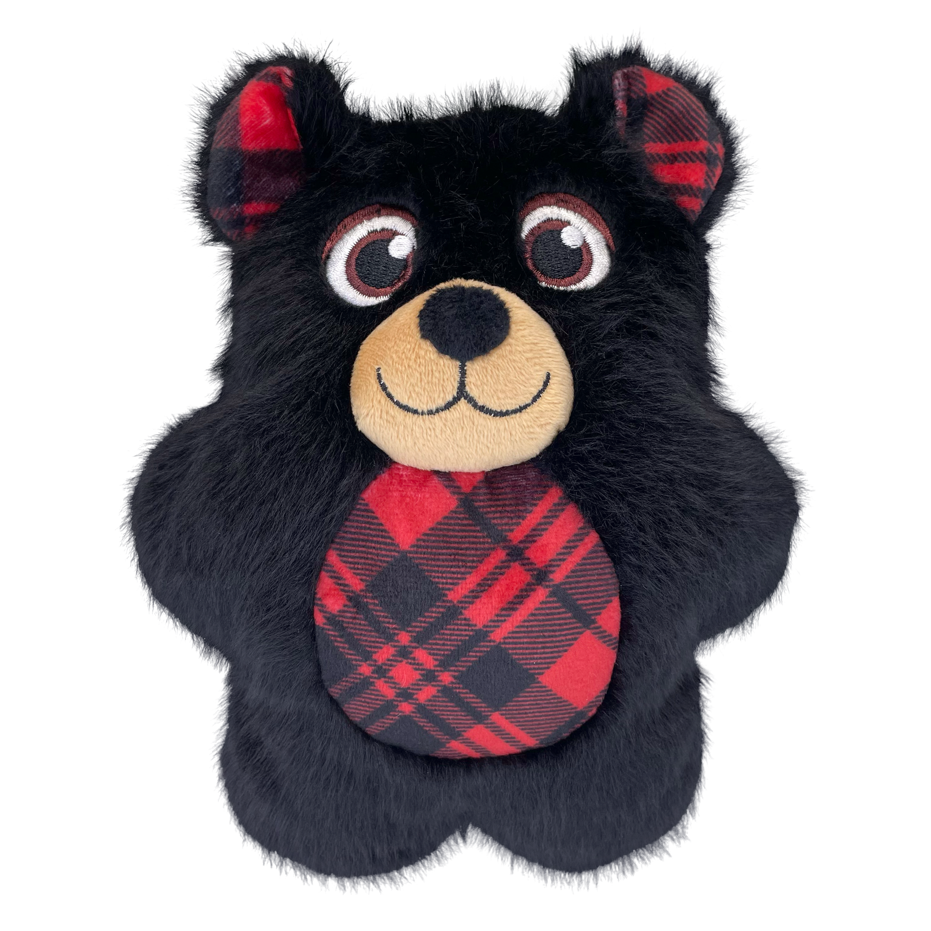 slide 1 of 3, KONG Holiday Snuzzles Bear Black Md, 1 ct