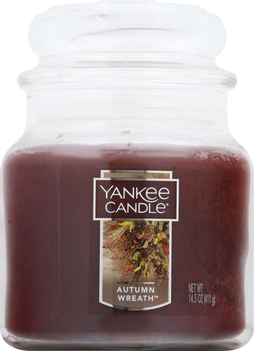 slide 1 of 8, Yankee Candle Autumn Wreath Candle 1 ea, 1 ct