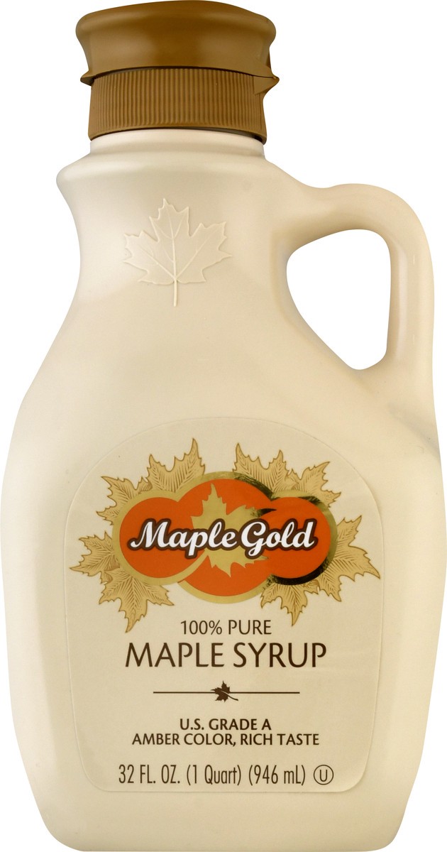 slide 10 of 13, Maple Gold 100% Pure Maple Syrup 32 oz, 32 oz