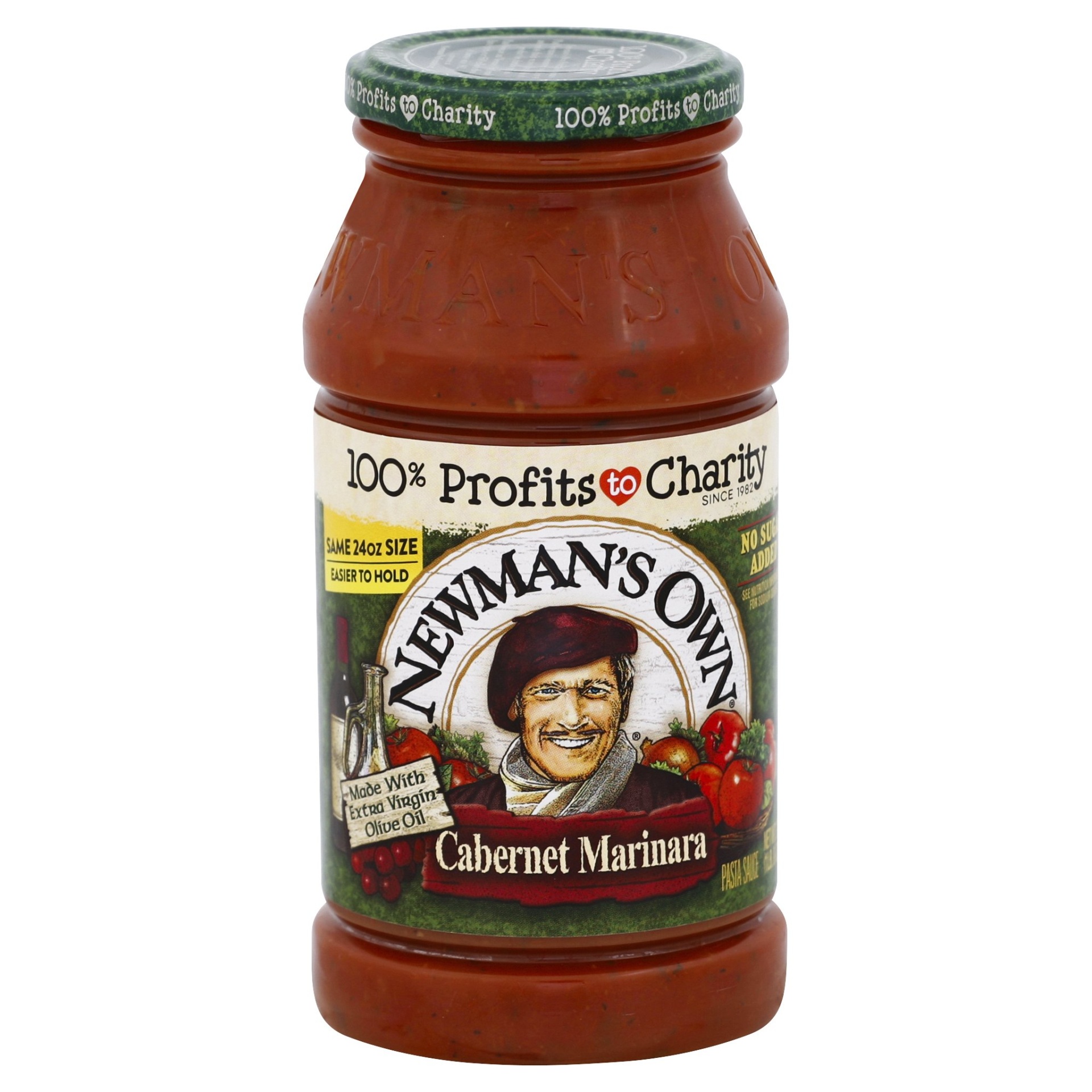 slide 1 of 1, Newman's Own Cabernet Marinara Pasta Sauce, 24 oz