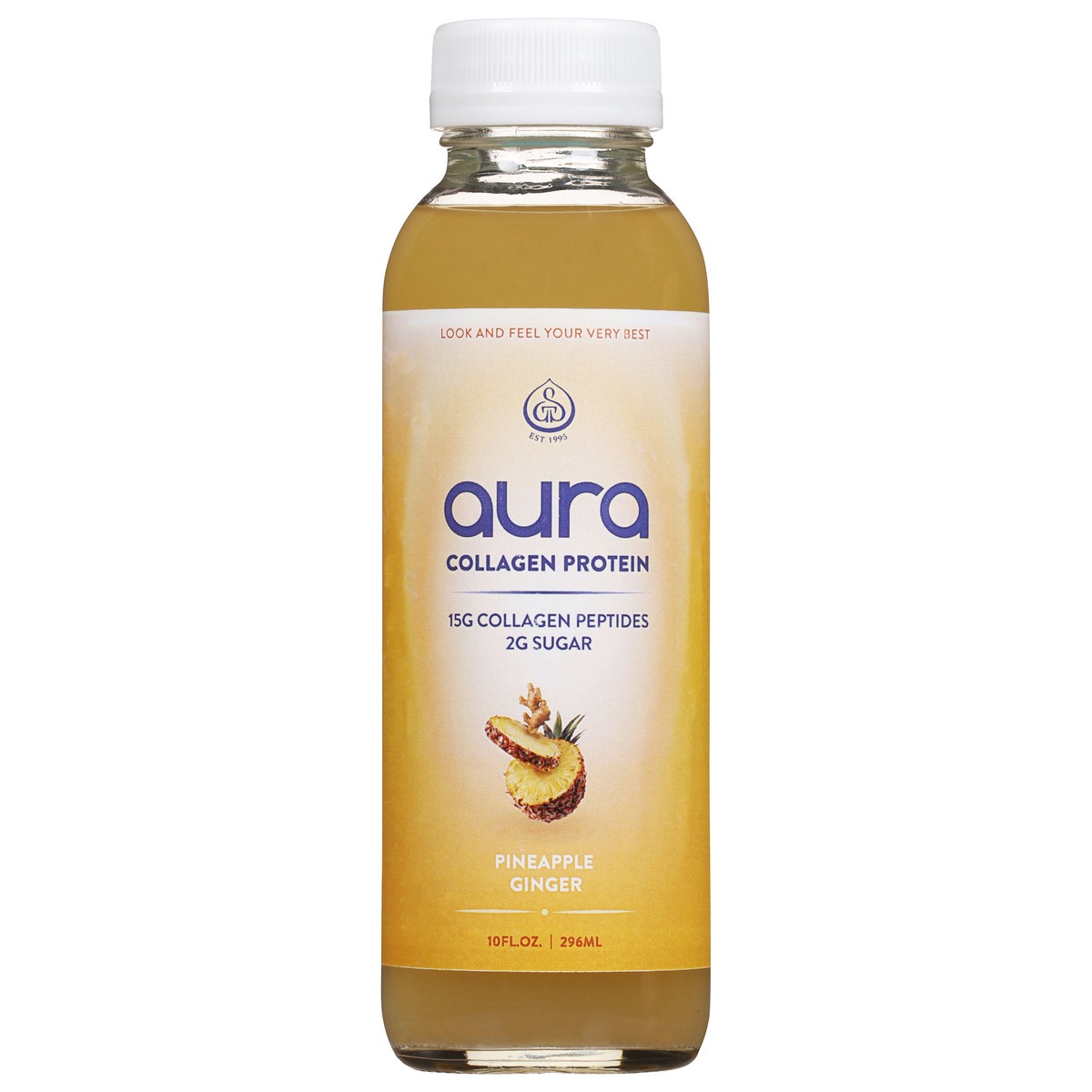 slide 4 of 4, Gts Aura Tea Pineapple Ginger - 10 FZ, 10 fl oz