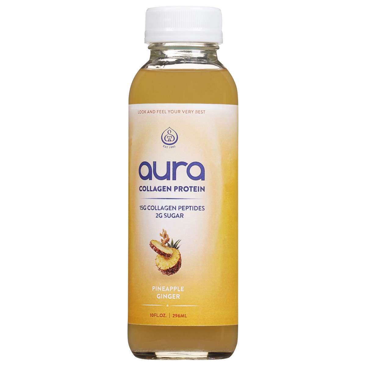 slide 3 of 4, Gts Aura Tea Pineapple Ginger - 10 FZ, 10 fl oz
