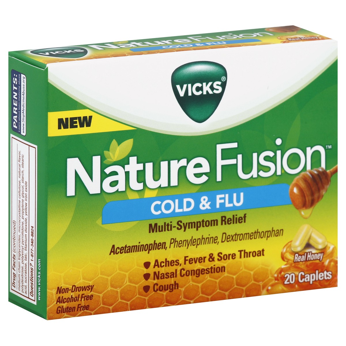 slide 3 of 7, Vicks Cold & Flu 20 ea, 20 ct