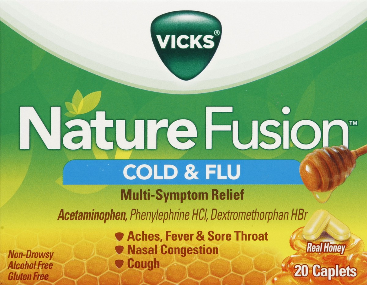 slide 1 of 7, Vicks Cold & Flu 20 ea, 20 ct